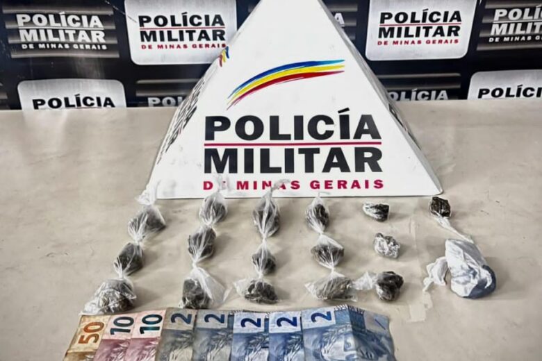 Jovem é preso por tráfico de drogas em João Monlevade