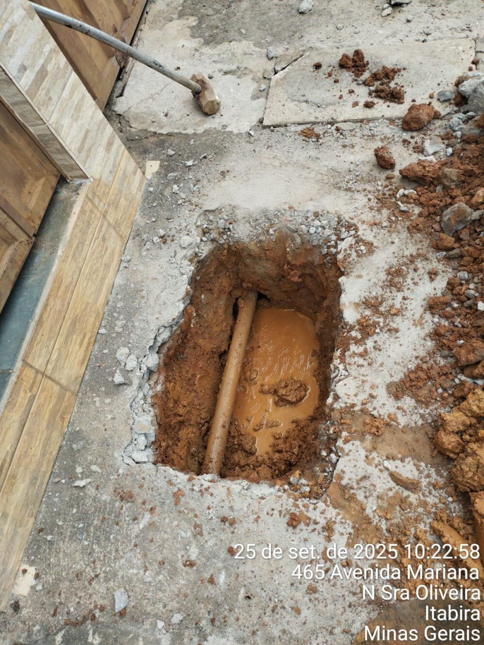 Em nota à imprensa, Saae informa que identificou vazamento subterrâneo que afetava abastecimento no Bela Vista, Nova Vista e Jardim das Oliveiras