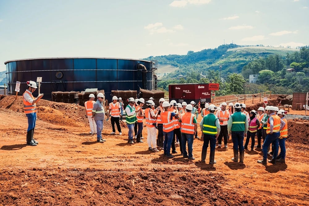 Confira como estão as obras de captação de água no rio Tanque em Itabira
