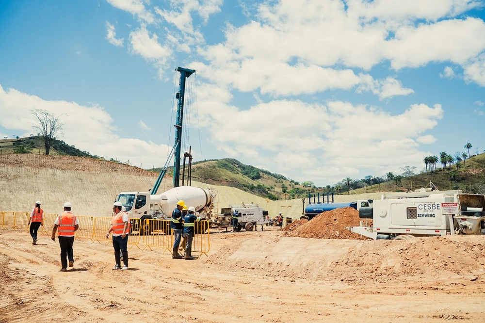 Confira como estão as obras de captação de água no rio Tanque em Itabira