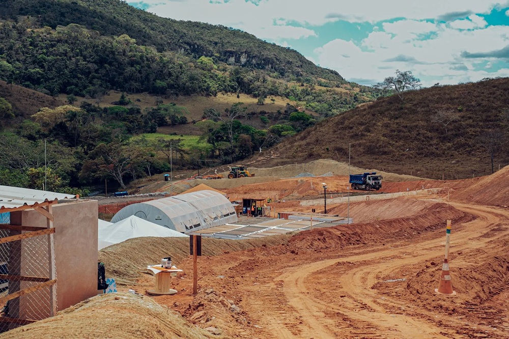 Confira como estão as obras de captação de água no rio Tanque em Itabira