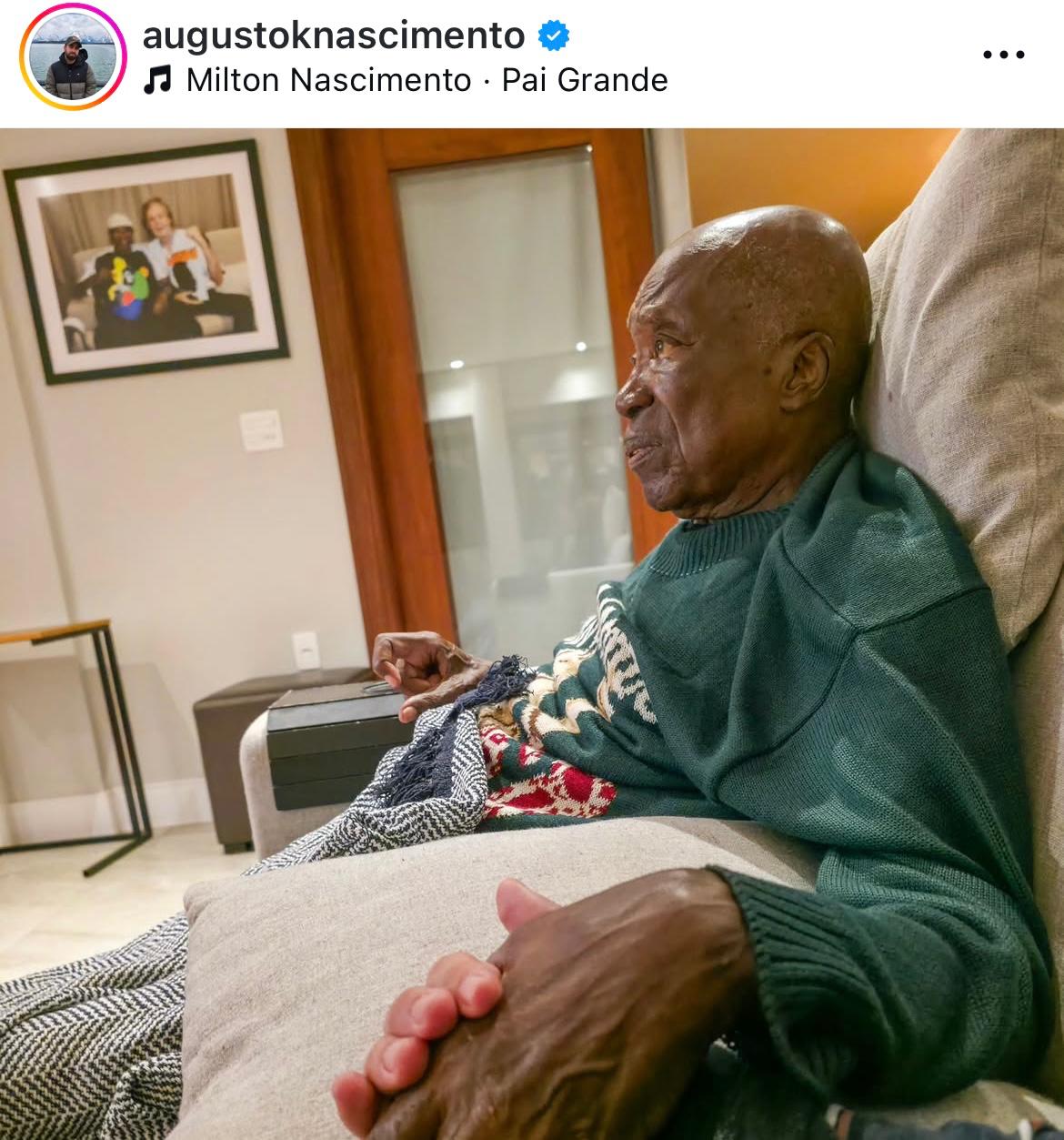 Filho relata rotina delicada de Milton Nascimento, diagnosticado com demência e Parkinson