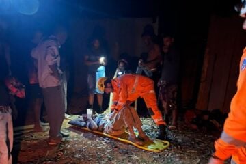 Idoso cai em cisterna de 8 metros e é resgatado por bombeiros, em Caetanópolis