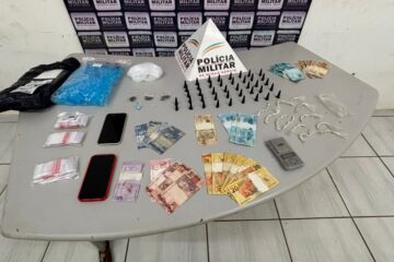 Polícia apreende drogas e dois menores durante operação no bairro Pedreira, em Itabira
