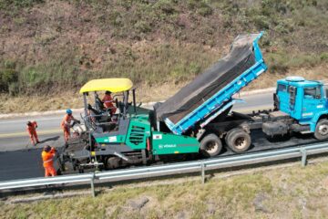 BR-381 terá obras em diversos trechos neste sábado entre Caeté e Governador Valadares; confira o cronograma