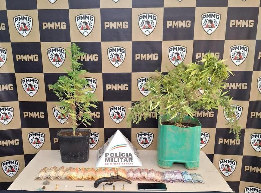 Polícia apreende drogas e arma de fogo, em João Monlevade