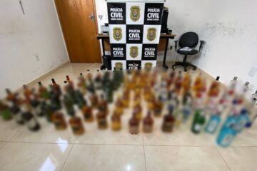 Polícia Civil apreende mais de 100 garrafas suspeitas de falsificação em Bom Jesus da Penha