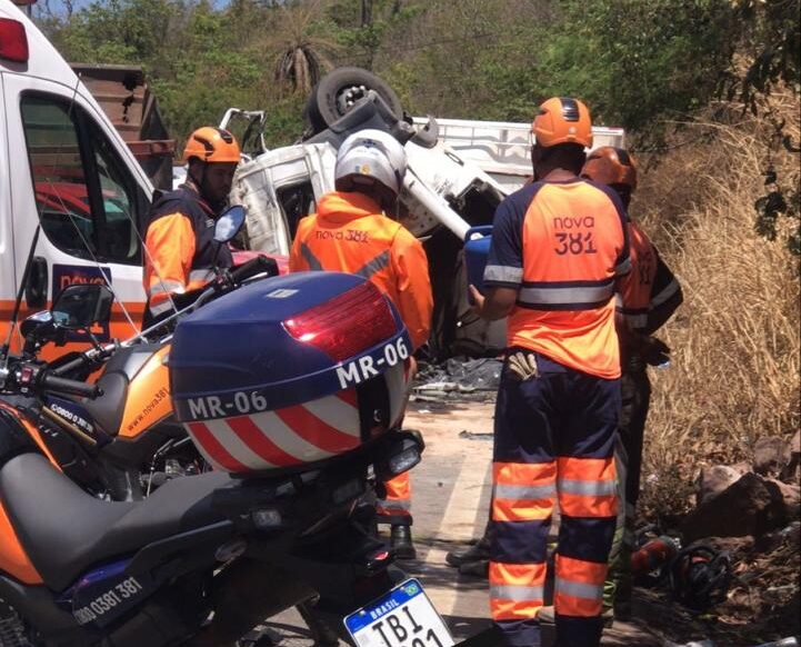 BR-381 segue interditada após acidente que deixou dois mortos em Sabará