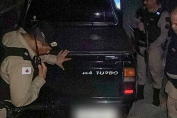 Polícia Militar recupera caminhonete furtada e prende quatro pessoas em Itabira