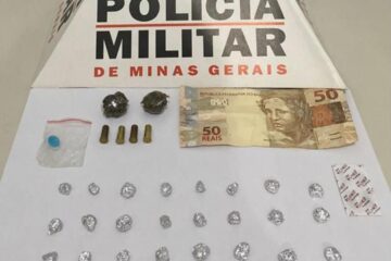 Polícia Militar apreende drogas e motocicleta em Dom Silvério