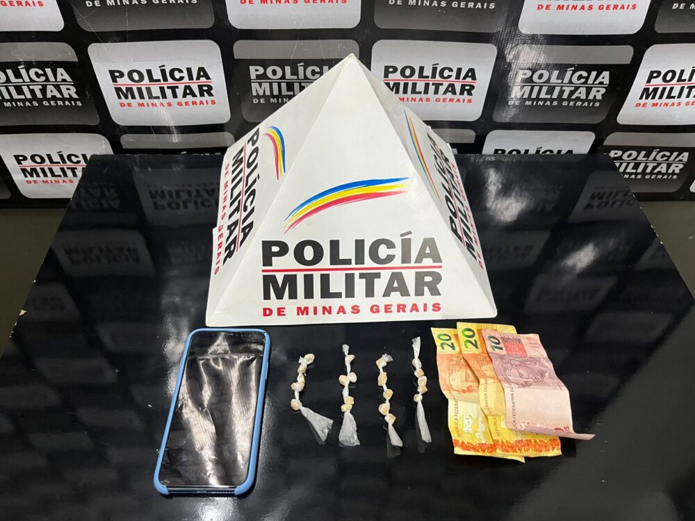 Polícia Militar prende dois homens por tráfico de drogas em Santa Bárbara