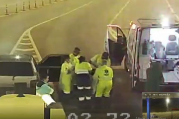 Vídeo: Bebê nasce dentro de ambulância na BR-040 em Conselheiro Lafaiete