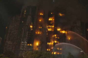 128 mortos em incêndio histórico em Hong Kong; bombeiros finalizam operações