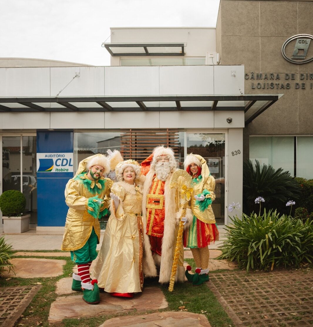 Chegada do Papai Noel marca programação de Natal da CDL neste domingo em Itabira