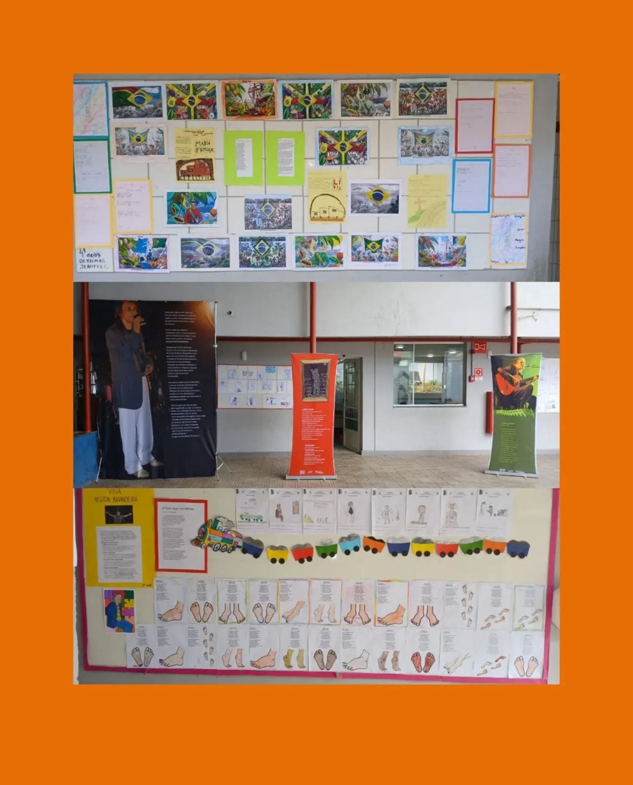 Exposição “Baiandeira Infinito Presente” segue em circulação pelas escolas de Itabira