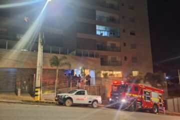 Incêndio atinge apartamento no bairro Santo Antônio, em Itabira