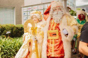 Papai Noel desembarca amanhã na Praça do Areão com o Natal da CDL em Itabira