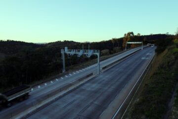 BR-381 inicia hoje cobrança em novos pórticos de pedágio eletrônico em Jaguaraçu, Belo Oriente e Governador Valadares