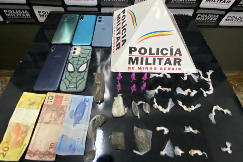 Três homens são presos em flagrante durante ação contra tráfico em Santa Bárbara