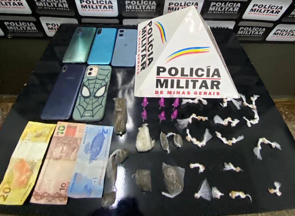 Três homens são presos em flagrante durante ação contra tráfico em Santa Bárbara