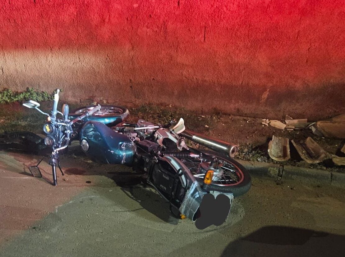 Jovem de 19 anos é preso após fugir da Polícia Militar e cair de moto em Rio Piracicaba