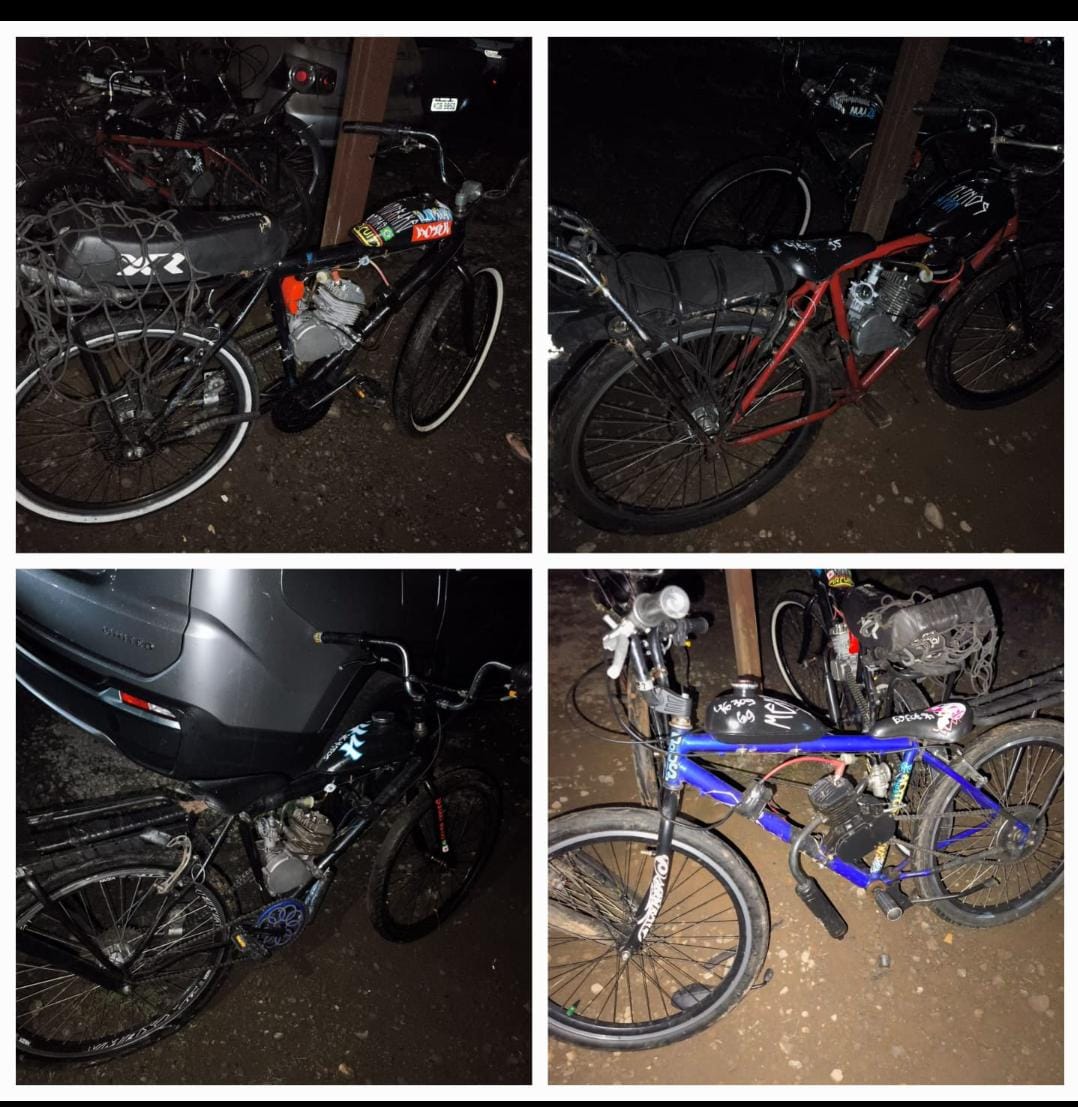 Polícia Militar apreende grupo de adolescentes suspeito de furtar bicicletas motorizadas em João Monlevade