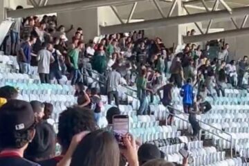 Pancadaria entre alunos interrompe “aulão” de Inteligência Artificial no Mineirão; veja vídeo