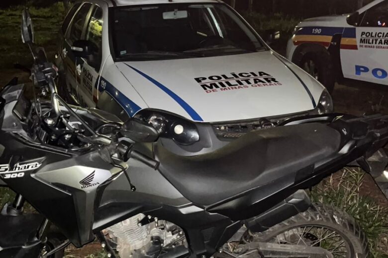 Polícia Militar recupera motocicleta roubada em Itabira e segue em busca dos autores