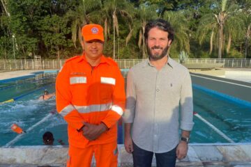 Nova piscina do 6º Pelotão dos Bombeiros é entregue após reforma financiada por emenda estadual