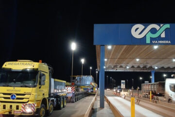 Transporte de carga especial avança até Congonhas e segue hoje à noite pela BR-040; saiba mais
