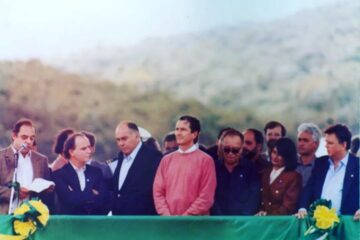 Há 34 anos, o presidente Fernando Collor de Mello fez visita relâmpago a Itabira
