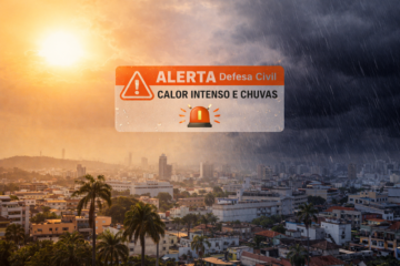 Defesa Civil emite alertas para calor intenso e possibilidade de chuva em Belo Horizonte