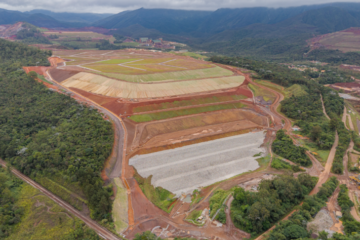 A mineradora  Vale termina a  descaracterização da 19ª barragem a montante