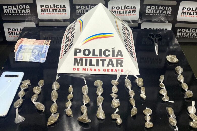 Adolescente é apreendido por tráfico de drogas durante operação policial em Santa Bárbara