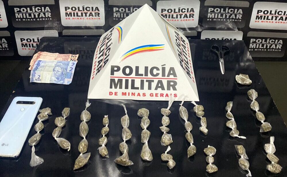 Adolescente é apreendido por tráfico de drogas durante operação policial em Santa Bárbara