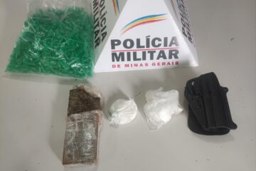 Itabira: Polícia Militar prende homem com drogas no bairro Bálsamos