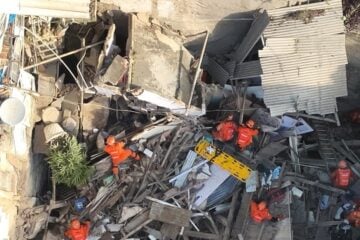 Rio de Janeiro: casarão desaba no bairro do Catete e deixa vários feridos