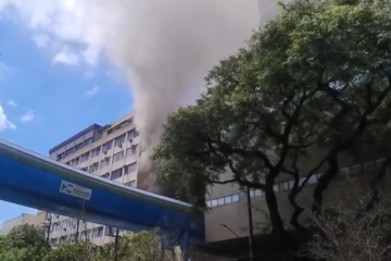 Incêndio atinge subsolo do Hospital das Clínicas e provoca evacuação de pacientes em São Paulo