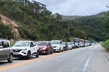 Trânsito trava na BR-381 na chegada a BH no primeiro sábado de 2026