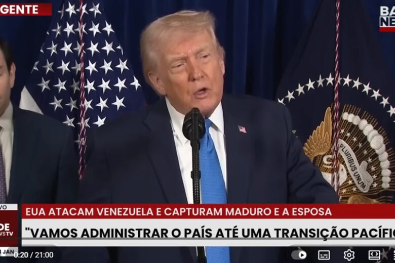 Após captura de Maduro, Trump afirma que EUA vão governar a Venezuela durante transição