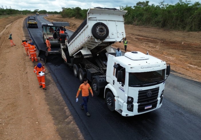 LMG-626: 75% das obras de pavimentação estão concluídas; investimento é de R$ 60 milhões
