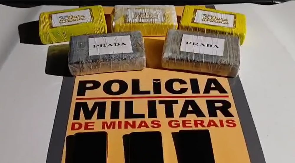 Polícia Militar Rodoviária prende mulher com cinco barras de cocaína em rodovia próxima a Itabira