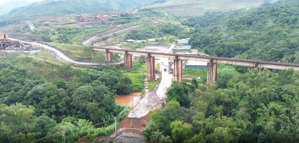Prefeitura de Congonhas divulga imagens aéreas dos impactos ambientais causados por extravasamentos em minas da Vale
