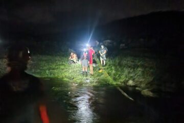 Turistas ficam ilhados após chuva na Serra do Cipó e são resgatados pelos bombeiros