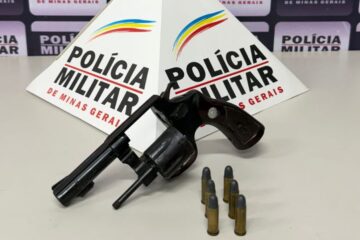Homem é preso por porte ilegal de arma de fogo no bairro Monsenhor José Lopes, em Itabira