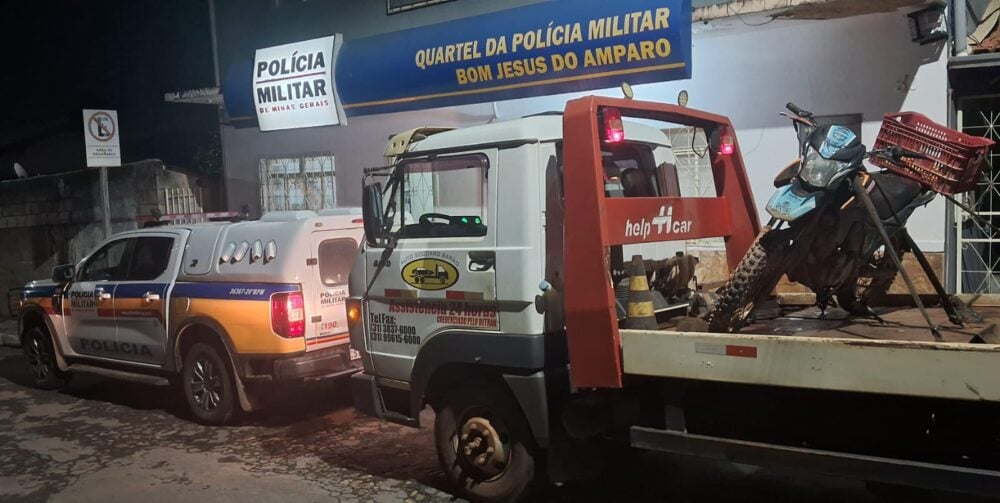 Polícia Militar prende homem por adulteração de sinal identificador de motocicleta, em Bom Jesus do Amparo