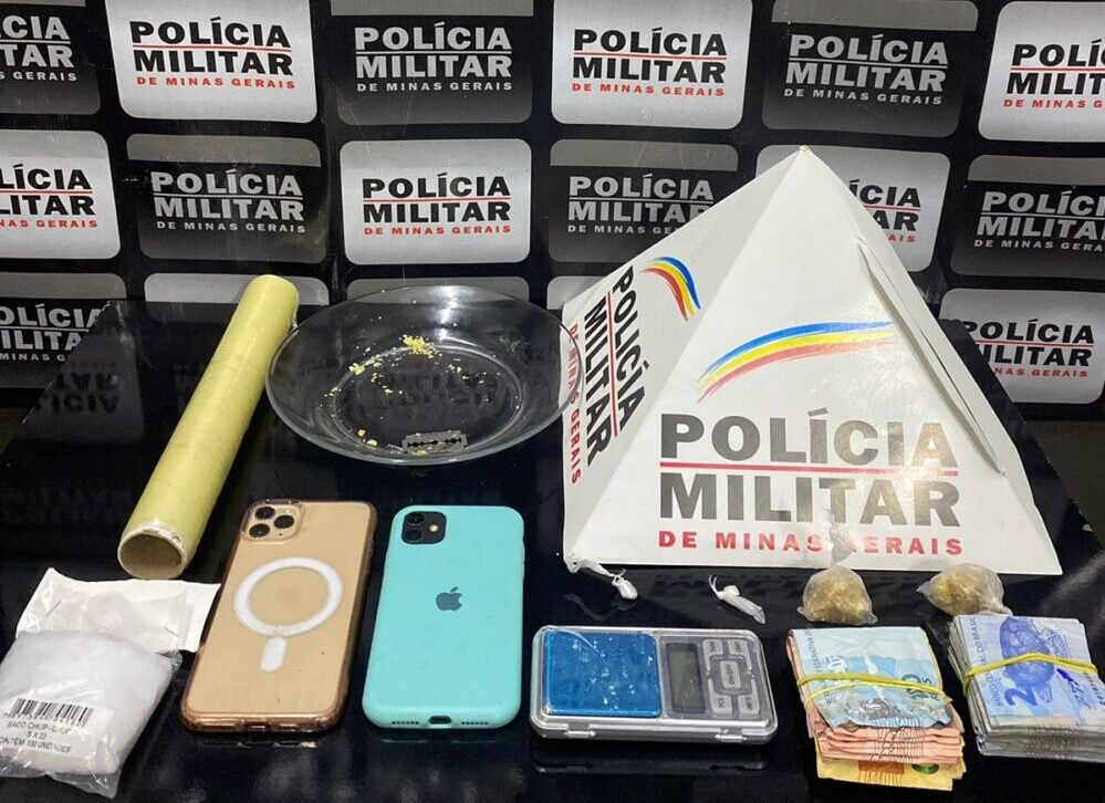 Mulher é presa por tráfico de drogas durante operação policial em Brumal, distrito de Santa Bárbara