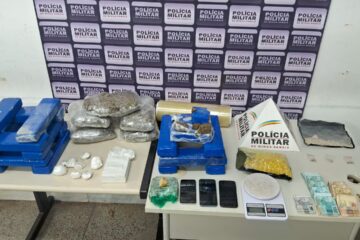 Traficante é preso com grande quantidade de drogas durante operação da Polícia Militar em Itabira