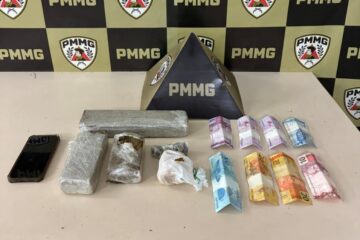 Polícia Militar prende jovem de 19 anos por tráfico de drogas e corrupção de menor em João Monlevade