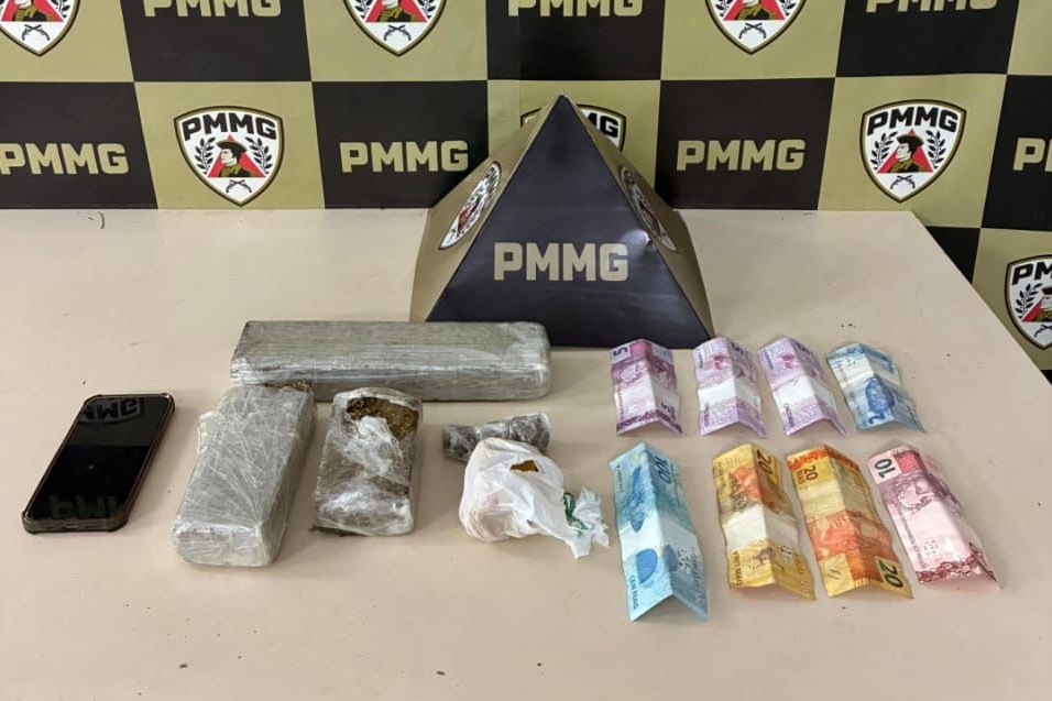 Polícia Militar prende jovem de 19 anos por tráfico de drogas e corrupção de menor em João Monlevade